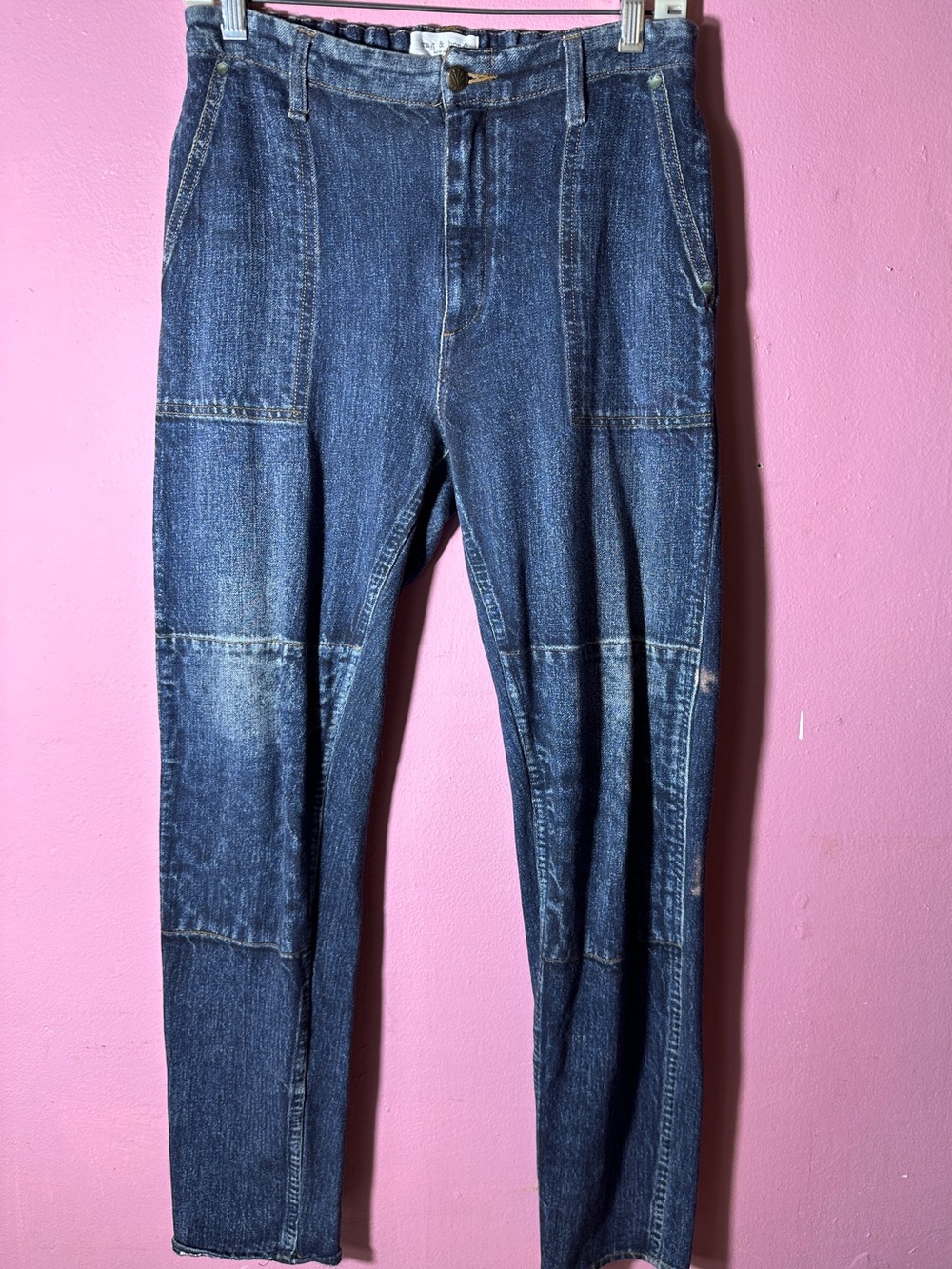 rag & bone miramar Dark Blue Slim-Straight Jeans